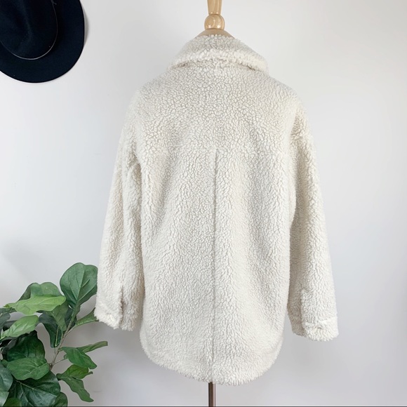 NEW Madewell Sherpa Walton shirt jacket coat. MA316 - Picture 8 of 12